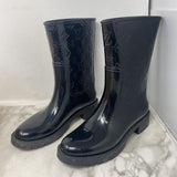 LOUIS VUITTON WOMEN'S FOOTWEAR black glossy 39