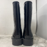 LOUIS VUITTON WOMEN'S FOOTWEAR black glossy 39