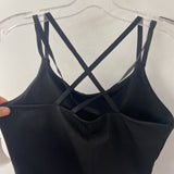 H&M WOMEN'S ACTIVE TOP black M