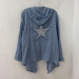 made in Italy WOMEN'S BLAZER/JACKET blue L/XL