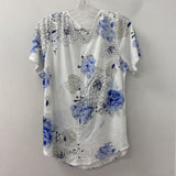 BABATON WOMEN'S T-SHIRT white blue print L
