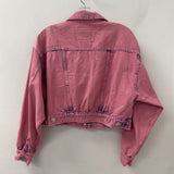 JUICY COUTURE WOMEN'S DENIM JACKET pink blue L