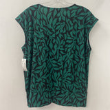 CLEO WOMEN'S TANK/CAMI green black print L