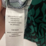 CLEO WOMEN'S TANK/CAMI green black print L