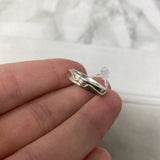 925 WOMEN'S RING silver gold 6.25
