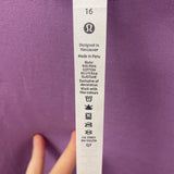 LULULEMON WOMEN'S ACTIVE TOP purple 16
