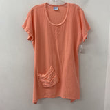 OH MY GAUZE! WOMEN'S TOP orangy-pink M/L
