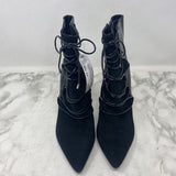 NINE WEST WOMEN'S BOOTS black 9.5