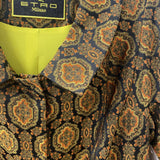 ETRO WOMEN'S BLAZER/JACKET black gold orange L/46