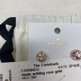 KATE SPADE WOMEN'S EARRINGS rose gold