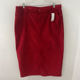 LIZ CLAIBORNE WOMEN'S SKIRT red 16