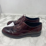 TOD'S WOMEN'S FLATS glossy burgundy 38.5