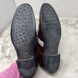 TOD'S WOMEN'S FLATS glossy burgundy 38.5