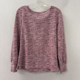 TALBOTS WOMEN'S TOP pink white S