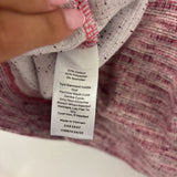 TALBOTS WOMEN'S TOP pink white S
