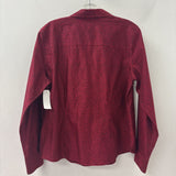 FOXCROFT WOMEN'S BLOUSE/SHIRT red black dots 12