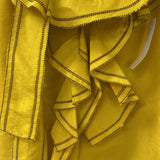 Oscar de la Renta WOMEN'S BLOUSE/SHIRT goldenrod 6