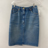GUCCI WOMEN'S SKIRT blue S/40