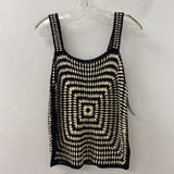 TORY BURCH WOMEN'S TOP black natural M
