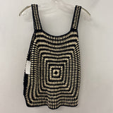 TORY BURCH WOMEN'S TOP black natural M