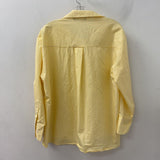 ZARA WOMEN'S BLOUSE/SHIRT yellow white M