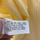 ZARA WOMEN'S BLOUSE/SHIRT yellow white M