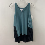 ATHLETA WOMEN'S ACTIVE TOP teal black S
