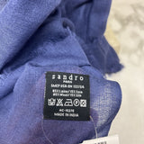 SANDRO WOMEN'S SCARF/SHAWL navy
