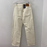 LEVI WOMEN'S JEANS cream S/25