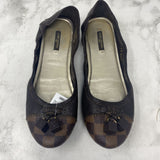 LOUIS VUITTON WOMEN'S FLATS brown 40
