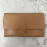 ASPINAL OF LONDON WOMEN'S WALLET/WRISTLET natural