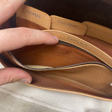 ASPINAL OF LONDON WOMEN'S WALLET/WRISTLET natural