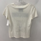 MOSCHINO WOMEN'S T-SHIRT white brown black S