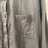 H&M WOMEN'S BLOUSE/SHIRT grey M