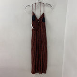 LEITH WOMEN'S DRESS orange black XL