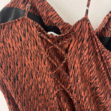 LEITH WOMEN'S DRESS orange black XL