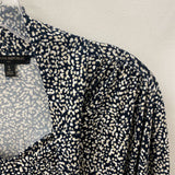 Banana Republic WOMEN'S BLOUSE/SHIRT black grey white L