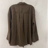 H&M WOMEN'S BLAZER/JACKET brown red XS