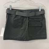 ZARA WOMEN'S SKIRT olive XS