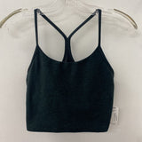 TNA WOMEN'S ACTIVE TOP black teal S