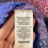 FREE PEOPLE WOMEN'S SWEATER purple blue pink multi S