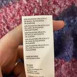 FREE PEOPLE WOMEN'S SWEATER purple blue pink multi S