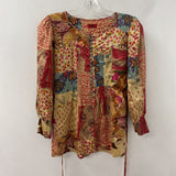 HUGO (RED LABEL) WOMEN'S BLOUSE/SHIRT beige pink brown 8