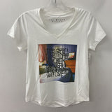 SUZI ROHER WOMEN'S T-SHIRT white multi XS