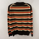 UNIQLO WOMEN'S CARDIGAN brown orange white S