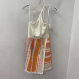 WOMEN'S DRESS blue white S