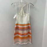 WOMEN'S DRESS blue white S