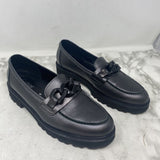 GABOR WOMEN'S FLATS pewter black 8.5