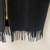 Club Monaco WOMEN'S COAT black gold XS