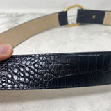 TALBOTS WOMEN'S BELT black gold L